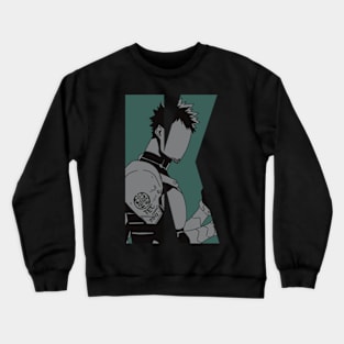 Kafka hibino Kaiju no 8 Anime Manga Characters in Cool K Letter KN8-8 Crewneck Sweatshirt